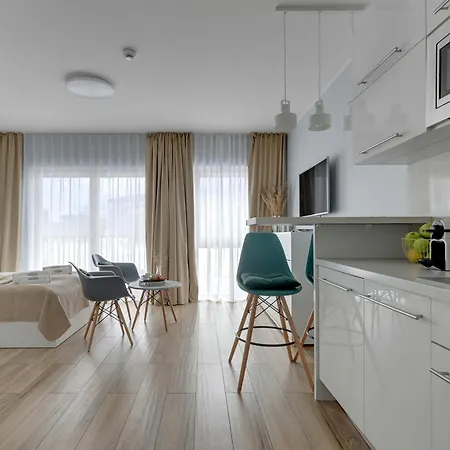 Апарт-отель Nadmotlawie Riverside - Parking, Sauna & Gym By Downtown