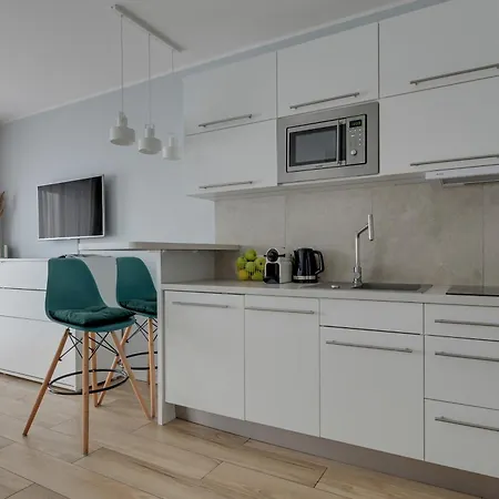 Appart hôtel Nadmotlawie Riverside - Parking, Sauna & Gym By Downtown Gdańsk