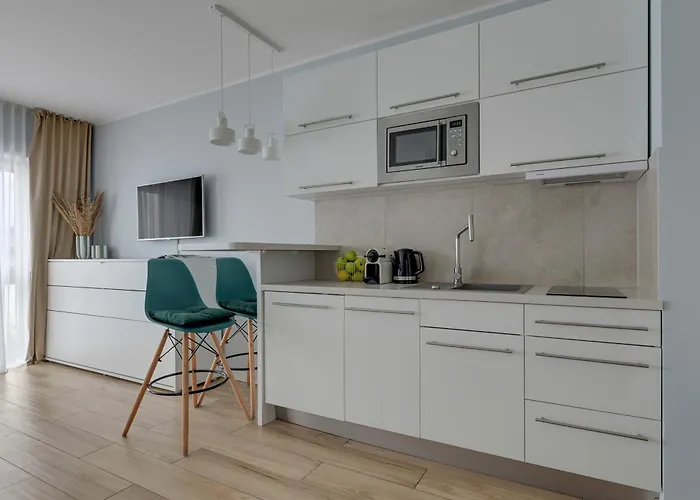 Апарт-отель Nadmotlawie Riverside - Parking, Sauna & Gym By Downtown Гданьск