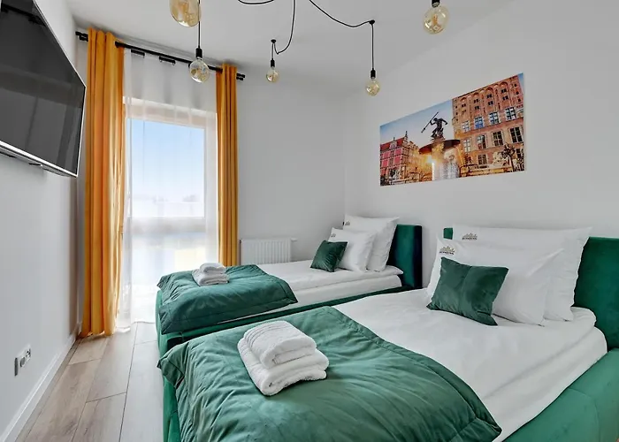 Lägenhetshotell Nadmotlawie Riverside - Parking, Sauna & Gym By Downtown 4*