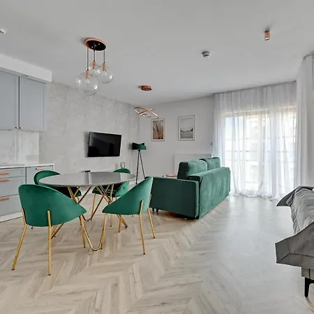 Nadmotlawie Riverside - Parking, Sauna & Gym By Downtown Apartment Gdansk