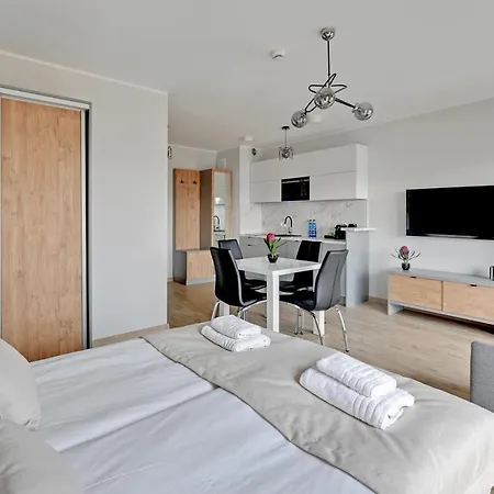 Nadmotlawie Riverside - Parking, Sauna & Gym By Downtown Apartment Gdansk